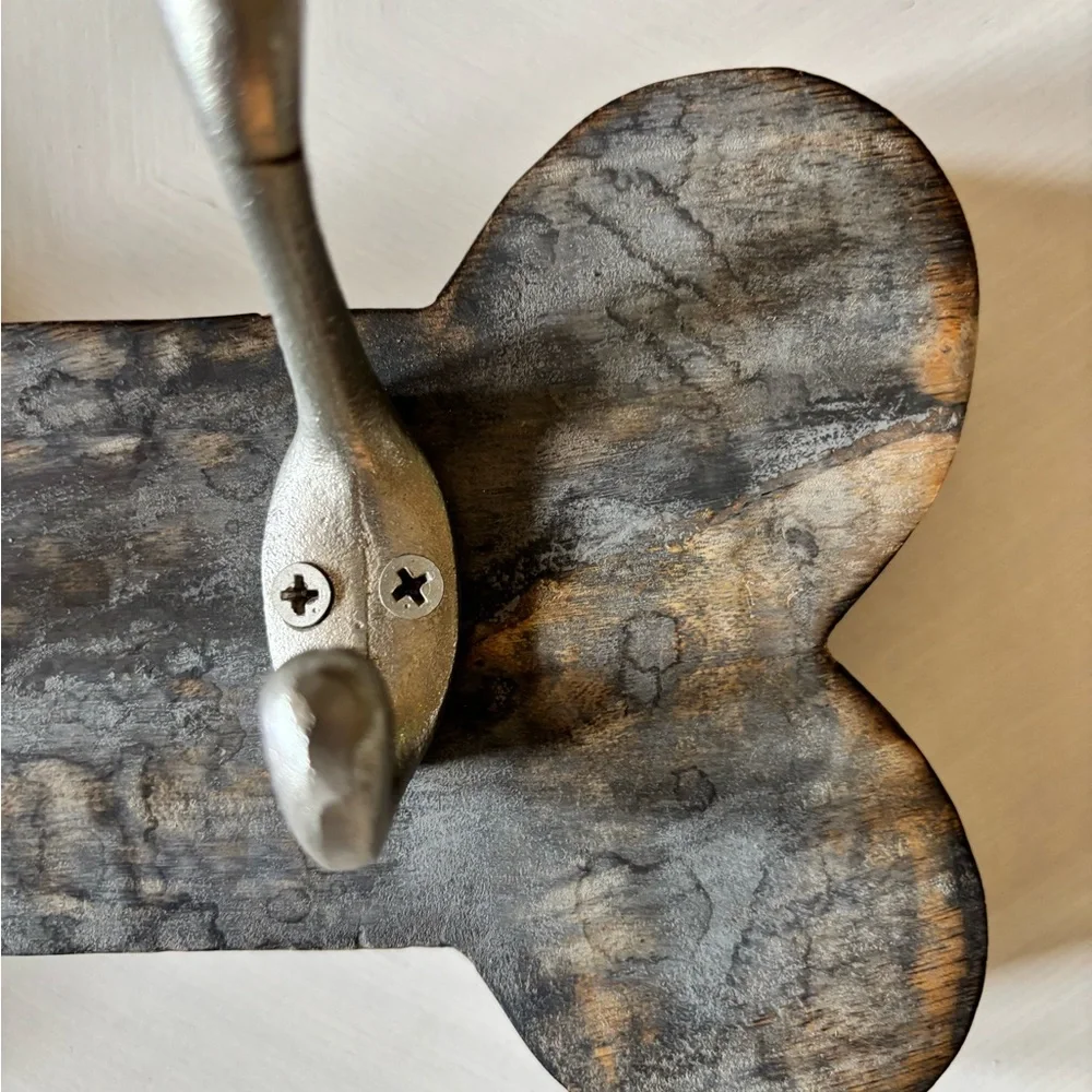 Rustic Bone Wall Hook Rack